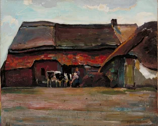 Cour de ferme du Brabant, 1904